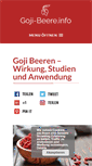 Mobile Screenshot of goji-beere.info
